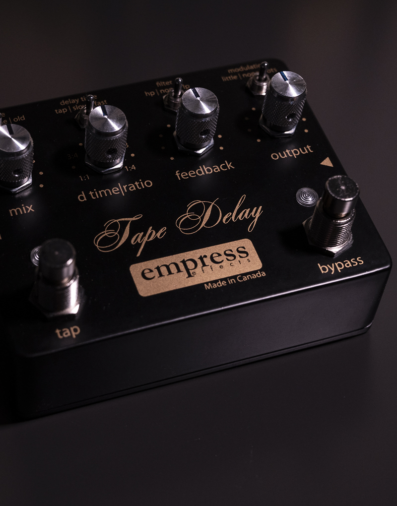The Empress Effects Tape Delay in a room shot