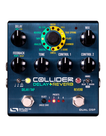 Source Audio Collider Delay and Reverb Pedal
