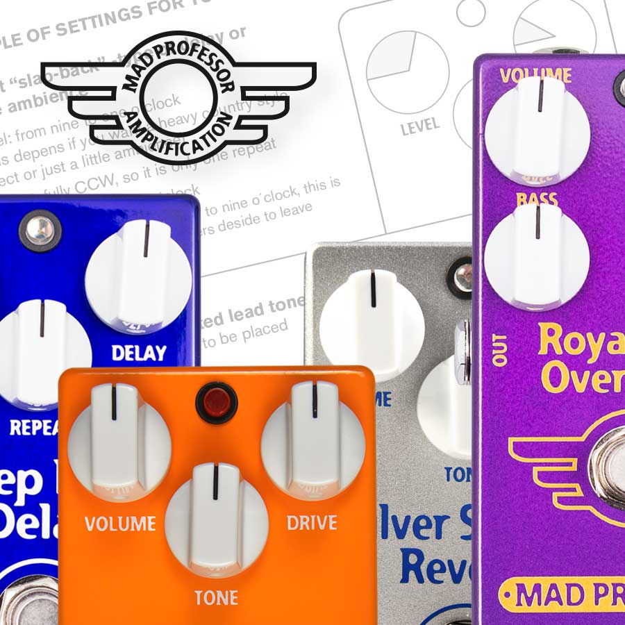 demo settings for Mad Professor pedals
